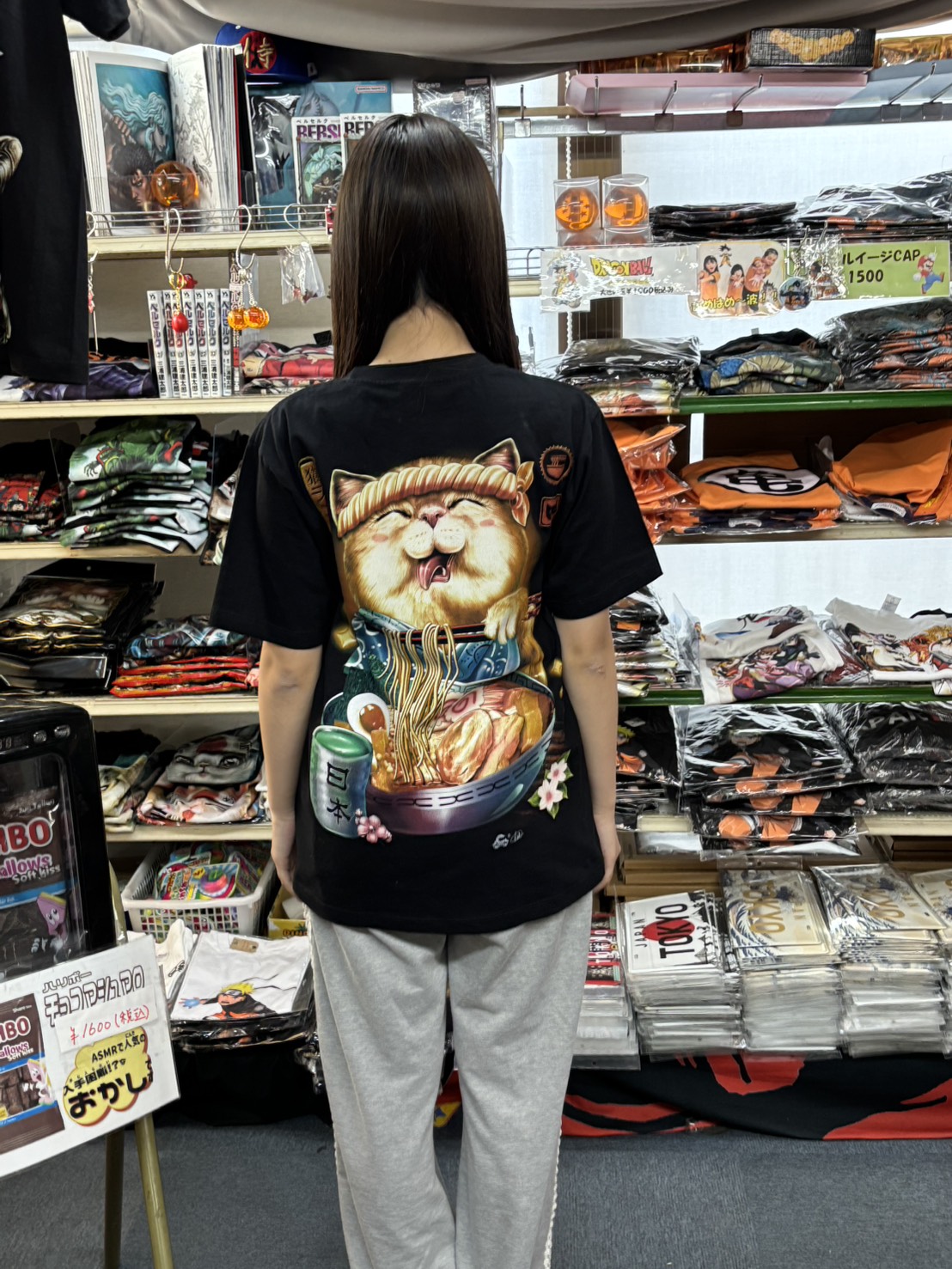 ラーメン猫モデル写真