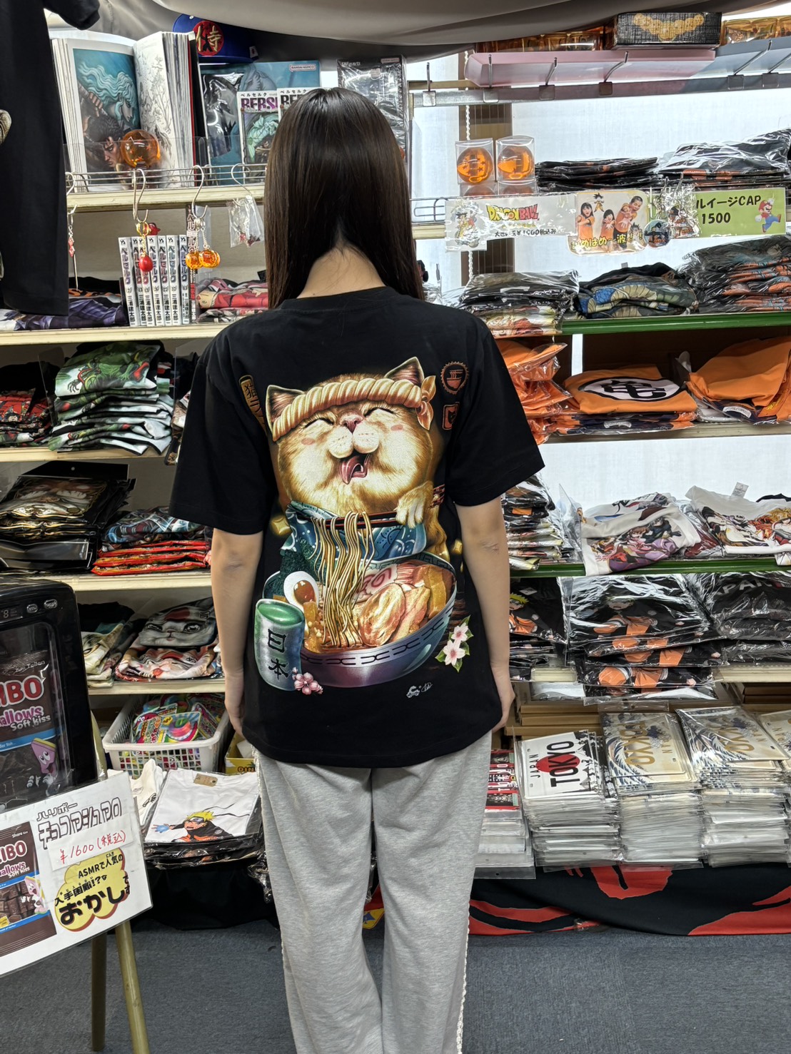 ラーメン猫モデル写真