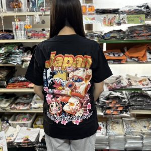 JAPAN招き猫Tシャツモデル写真